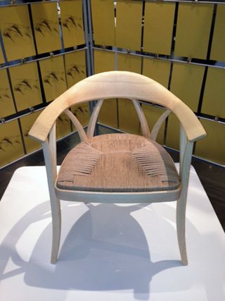 ash and straw chair called 'Donzella'