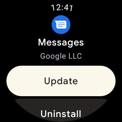 Wear OS Play Store Redesign