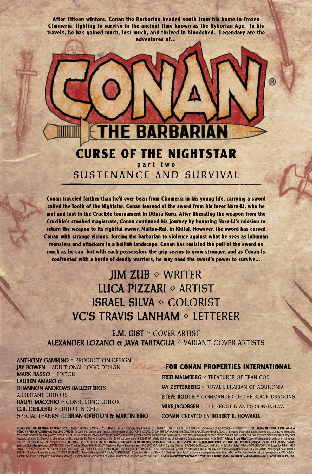 Conan the Barbarian #18