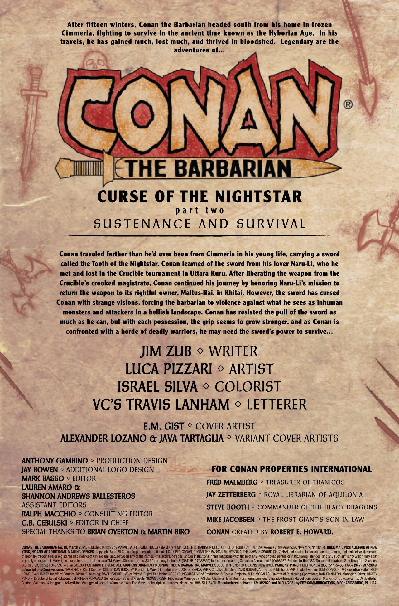 Conan the Barbarian #18