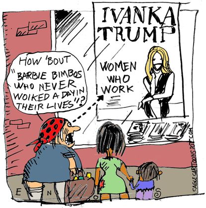 Editorial Cartoon U.S. Ivanka Trump new book Women Who Work