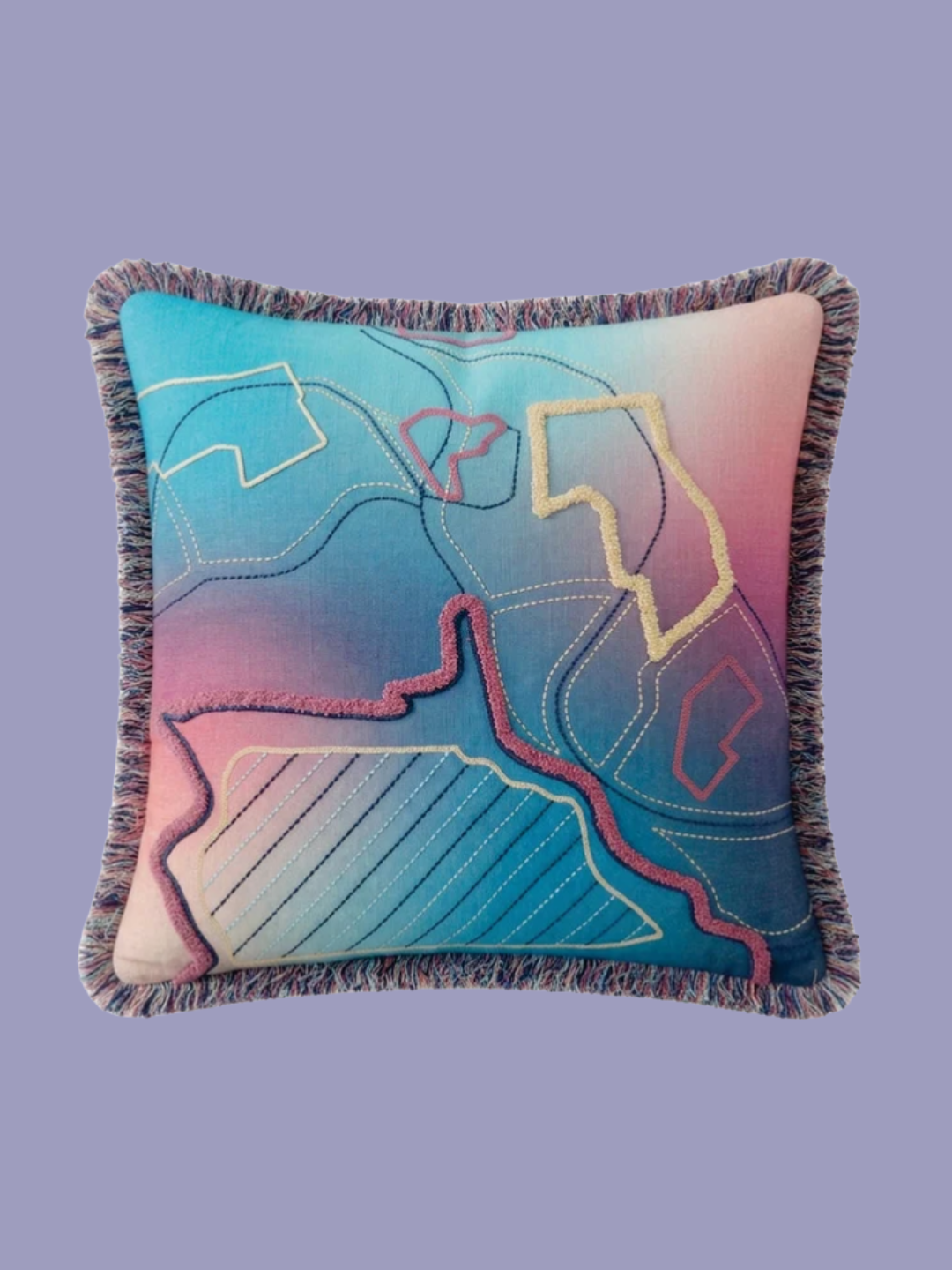 JORO, Chandigarh Embroidered Cushion Cover