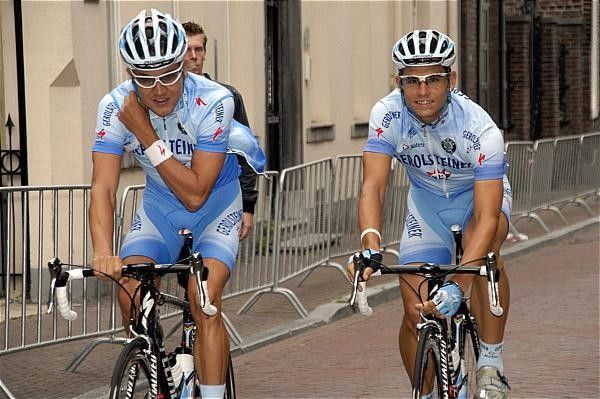 Heinrich Haussler and Thomas Fothen (Gerolsteiner)