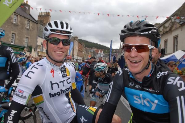 Mark Cavendish and Michael Rogers, future Sky teammates?