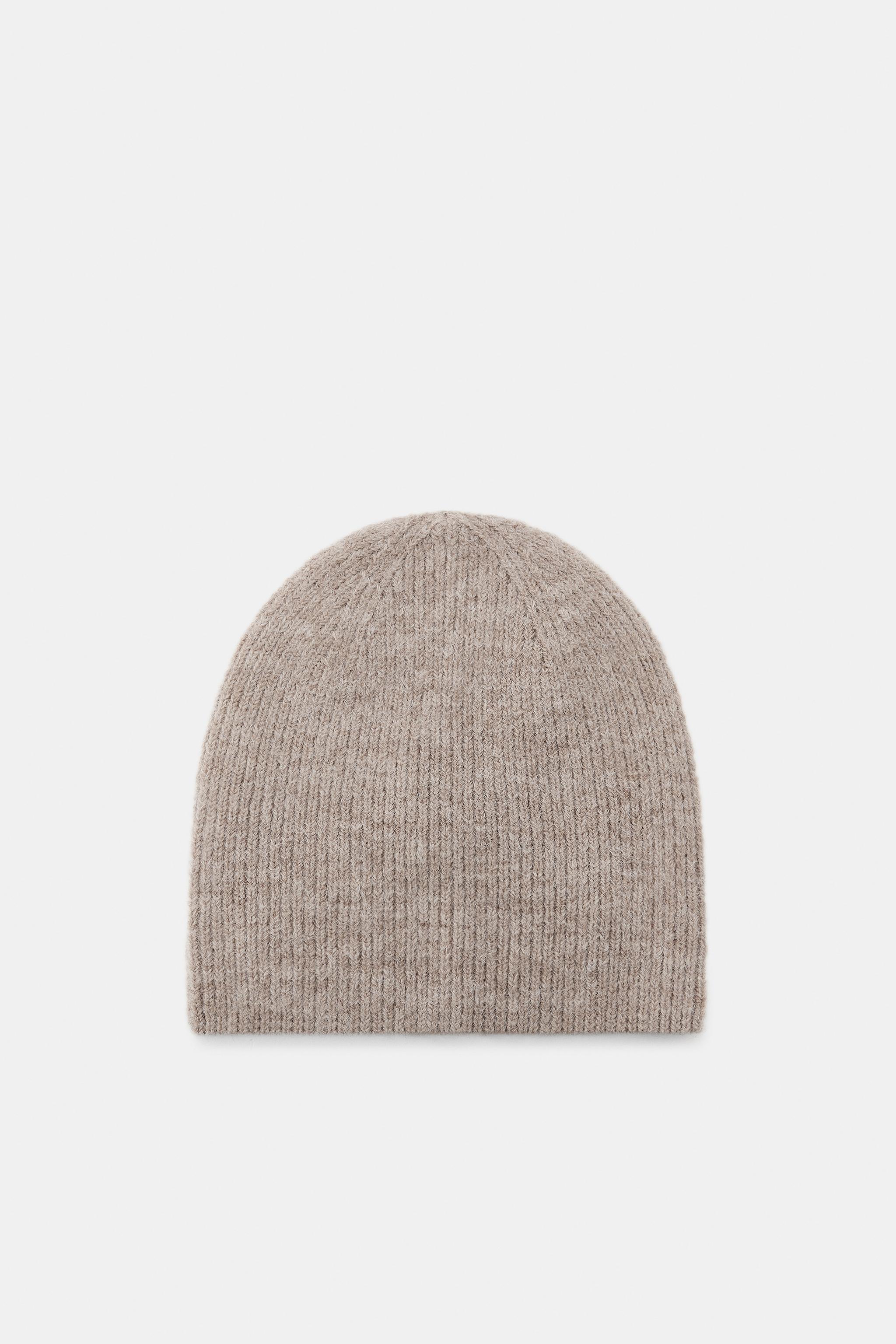 Ribbed Knit Beanie Hat