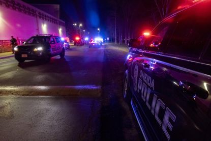 Law enforcement at scene of shooting in Wisconsin.