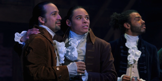 Lin-Manuel Miranda, Anthony Ramos and Daveed Diggs in Hamilton