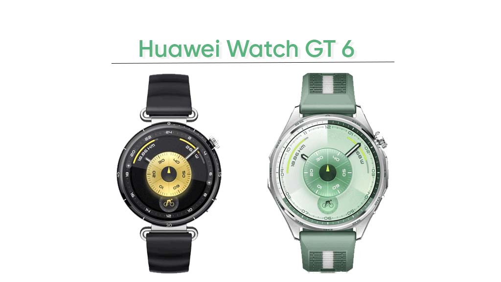 Leaked renders of the Huawei Watch GT 6 ahead of launch