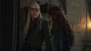 Aemond and Alicent in House of the Dragon season 2 episode 8