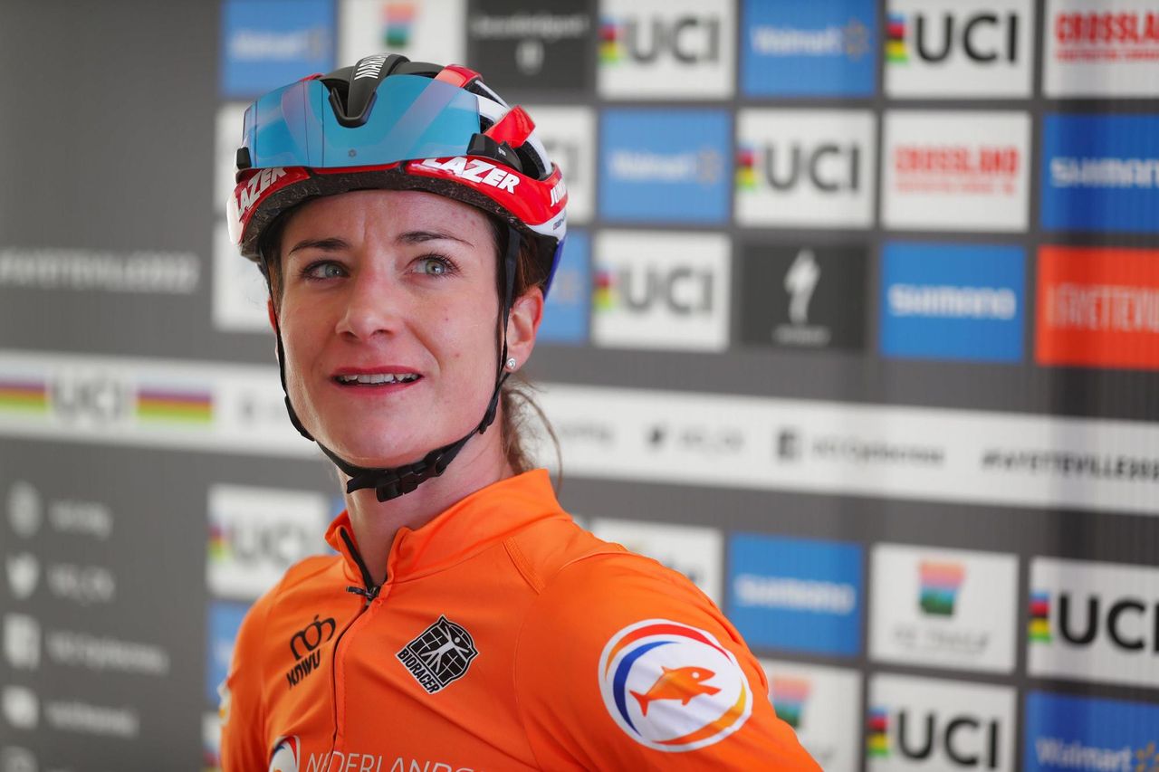 UCI Cyclocross world championships Fayetteville 2022 USA Women lite 29012022 Marianne Vos Netherlands Team Jumbo Visma Women photo Alex WhiteheadSW PixSprintCyclingAgency2022