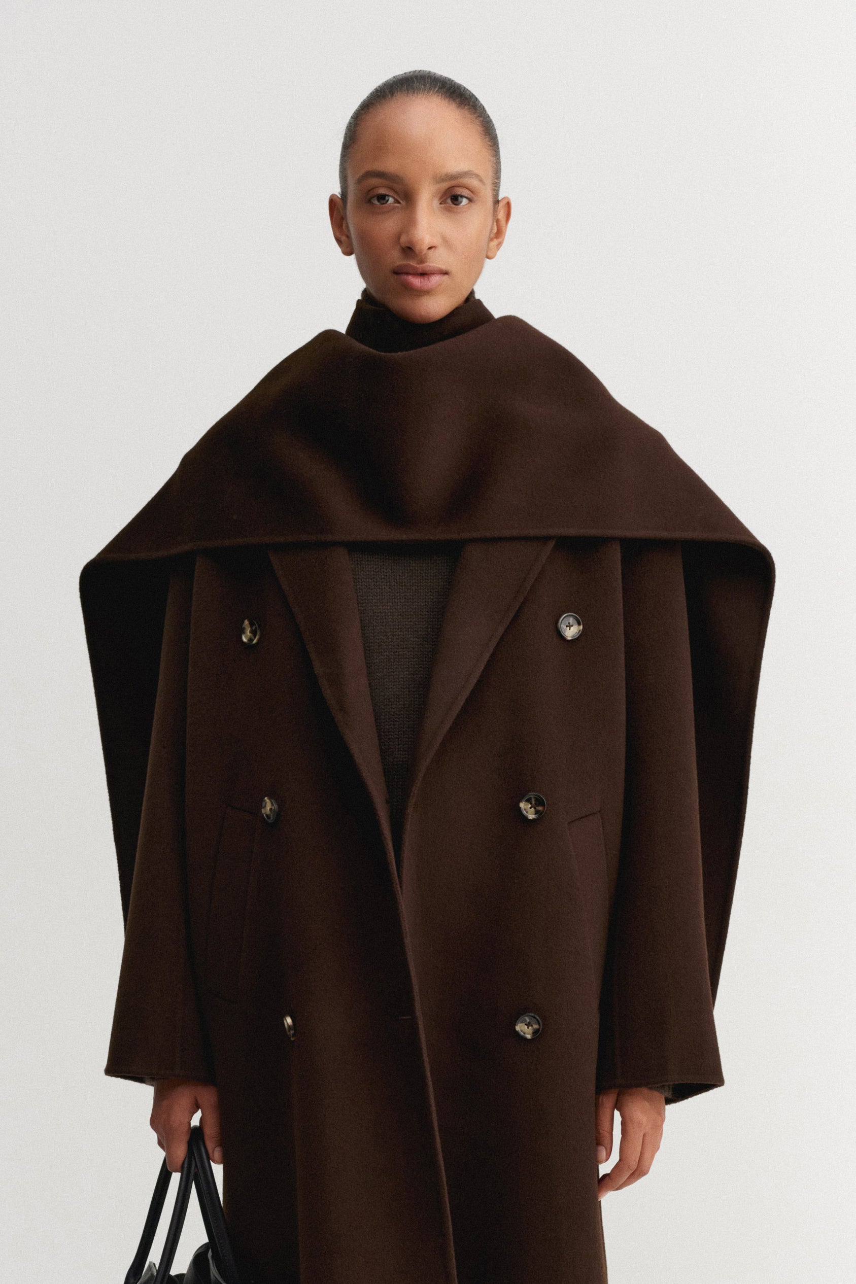 Micha Doubl&amp;eacute; Scarf, Chocolate