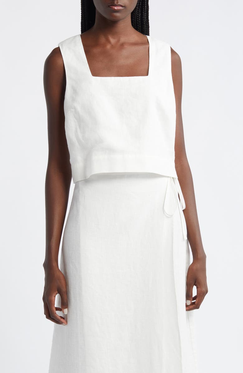Akira Linen Crop Tank