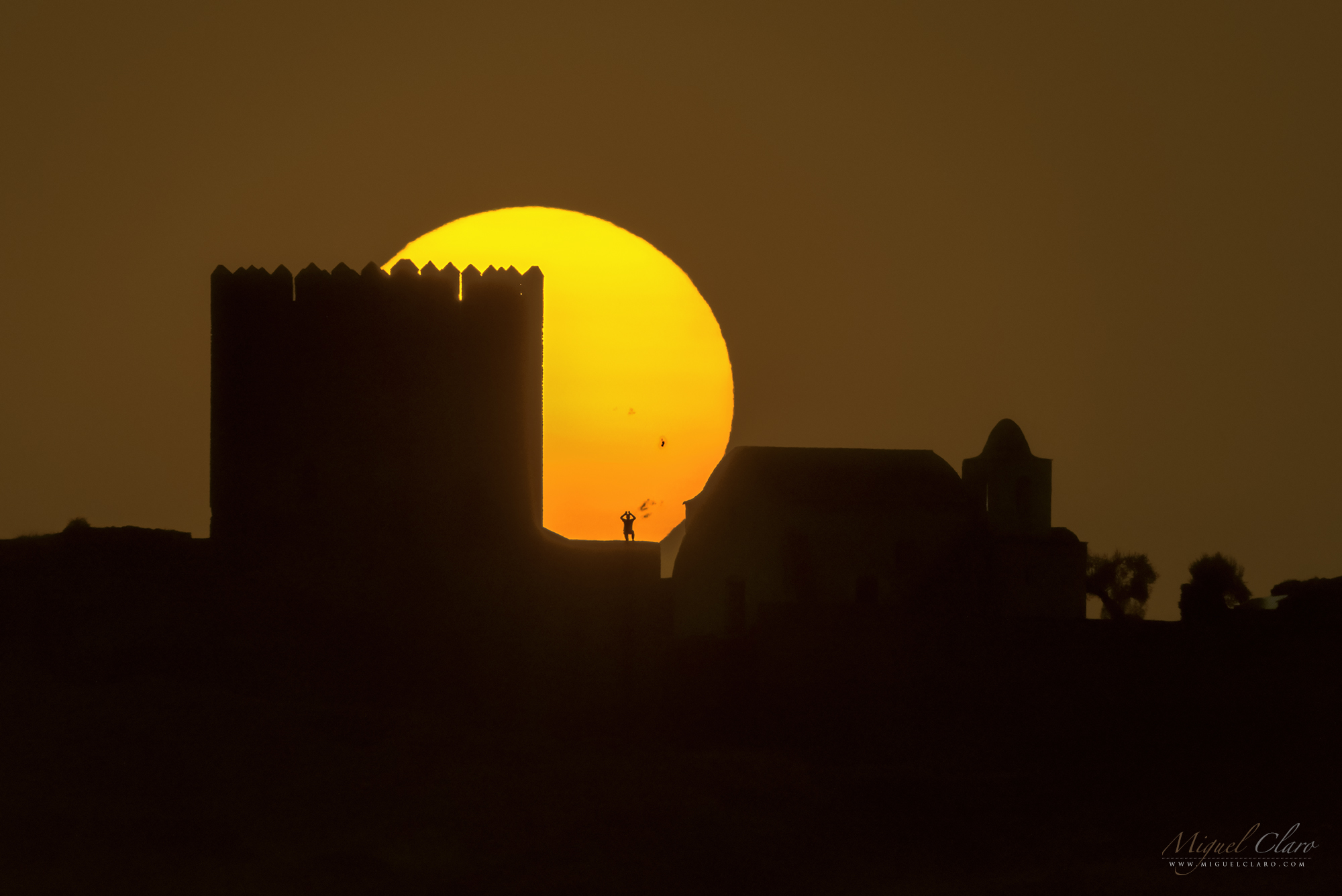 Sunspots from Dark Sky Alqueva Reserve