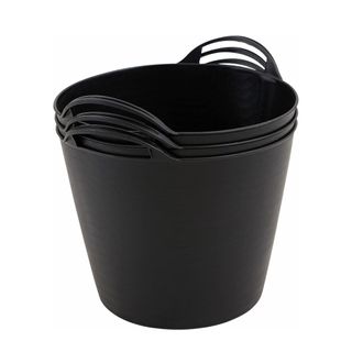 BiGDUG Plastic Flexi Tubs (26 Litre) - Pack of 3