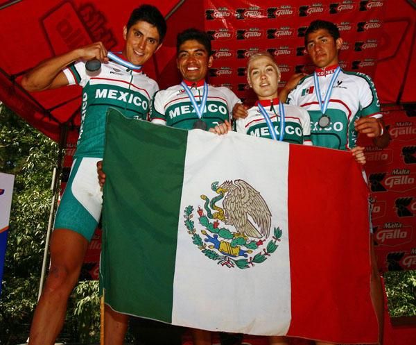 Mexico won the silver medal in the team relay.