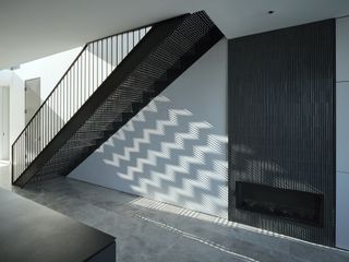 Twin Peaks Residences and its sculptural metal staircase