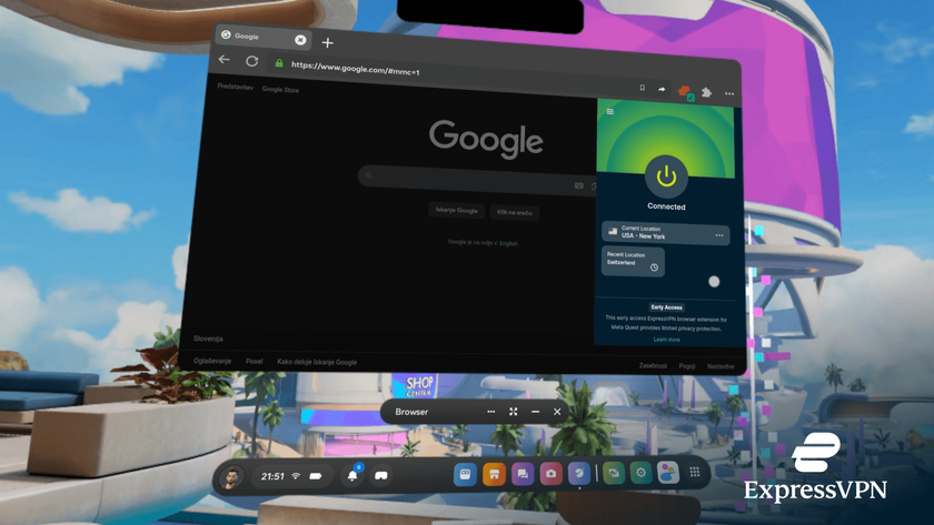 ExpressVPN's Meta Quest VPN browser extension &ndash; promo image 