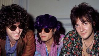 Burning Tree at a press conference in London, 1990