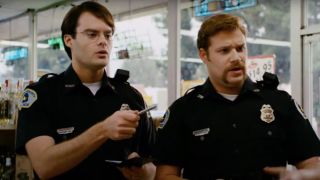Bill Hader and Seth Rogen as cops in Superbad