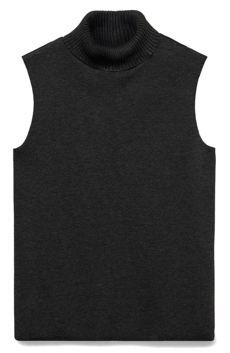 Sleeveless Turtleneck Sweater