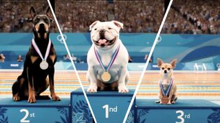 Hailuo 02-created doggy Olympics.