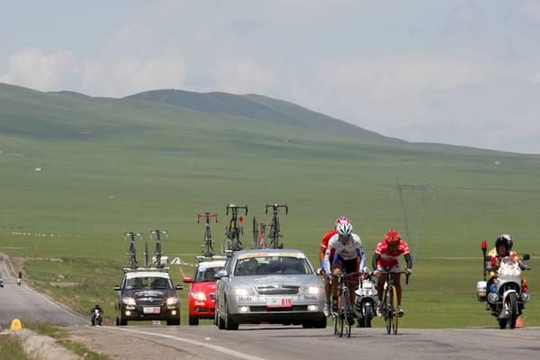 The break descends.