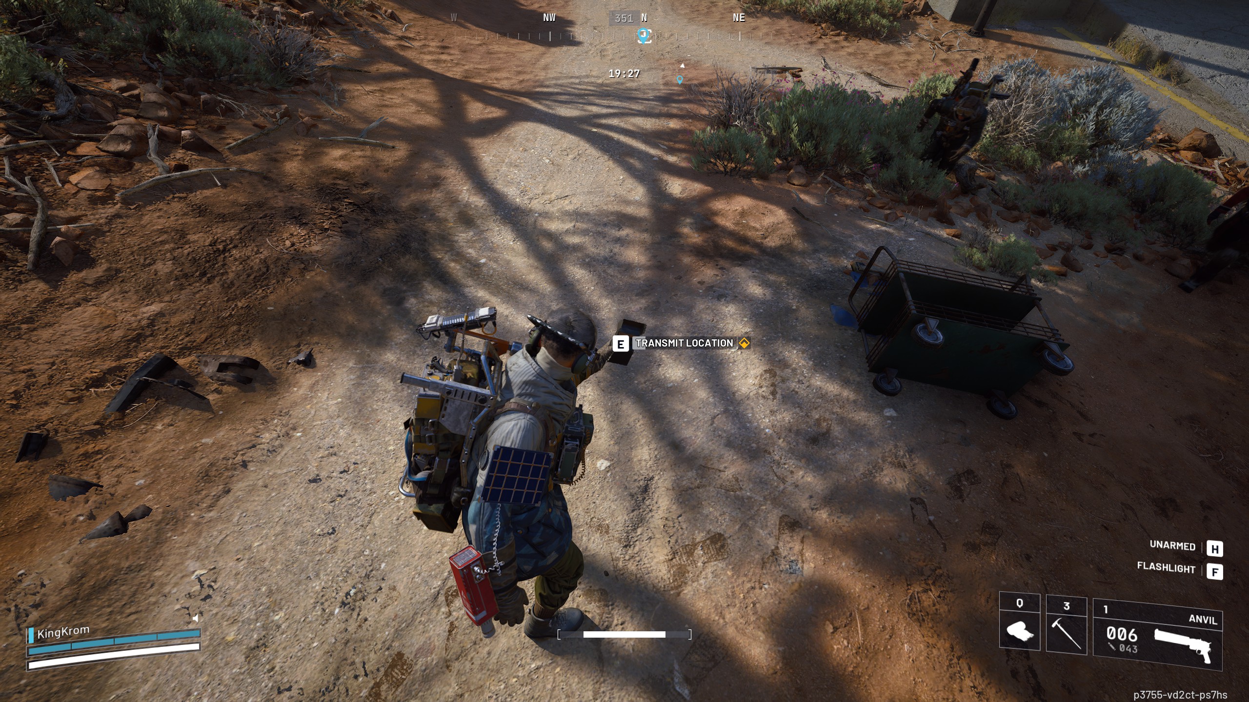 Arc Raiders Dust on the Wires - Tagging location