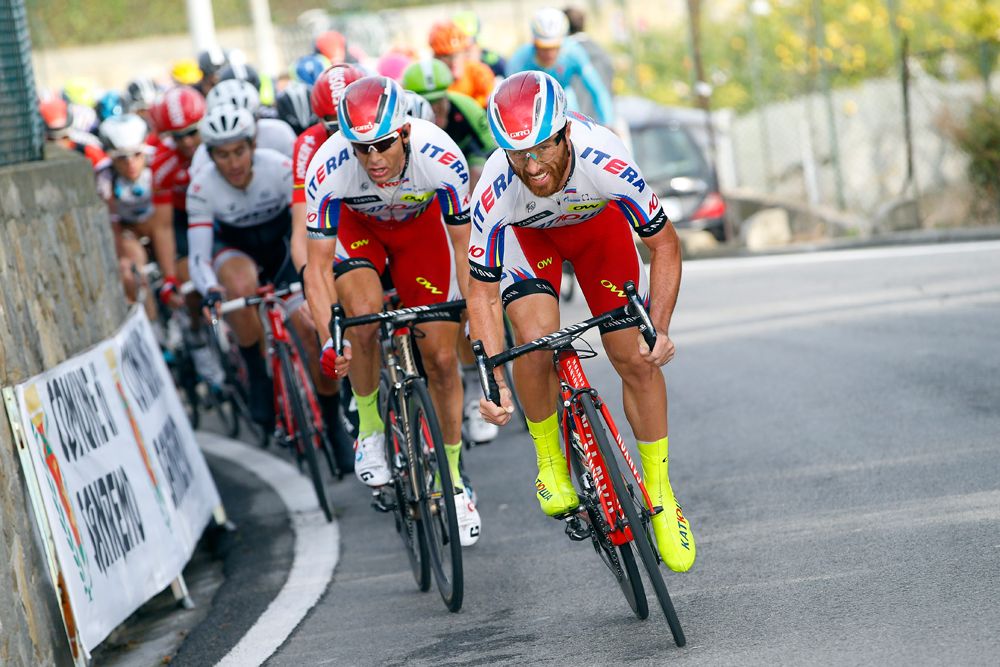 Luca Paolini (Katusha) leads Milan-San Remo