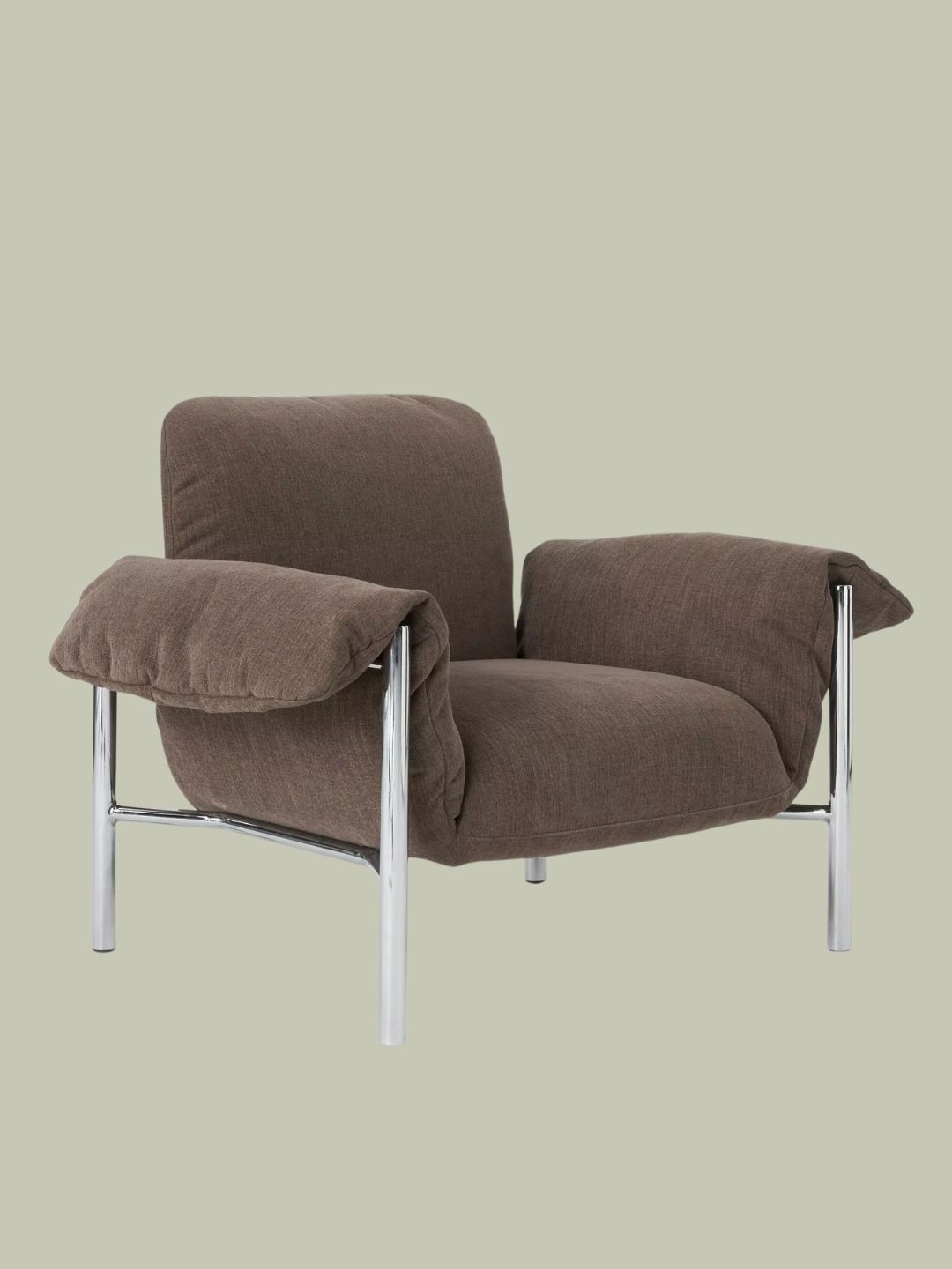John Lewis, Pillow Lounge Armchair in Brown
