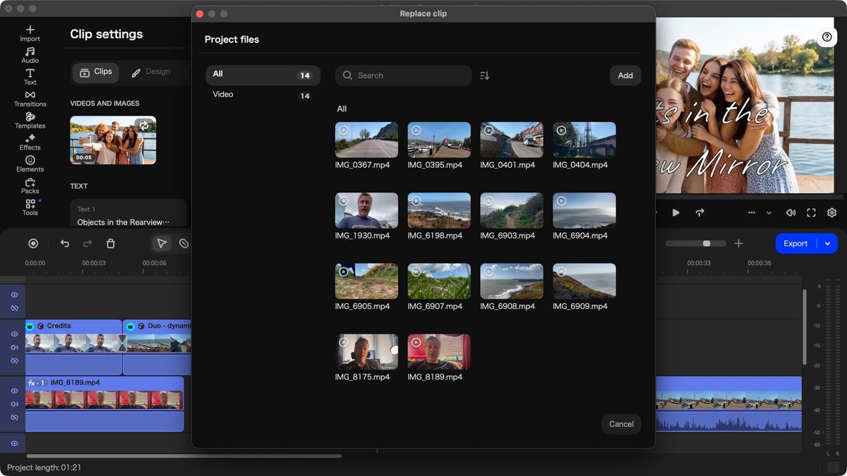Testing out Movavi Video Editor 27 on a MacBook Pro