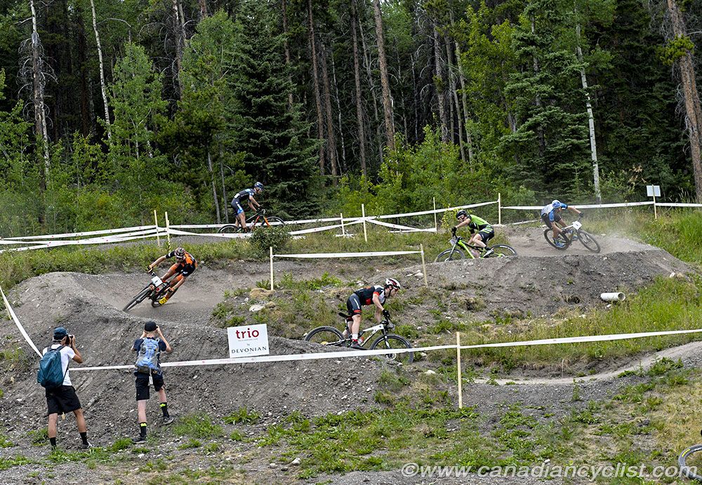 Peter Disera (Norco Factory Team) leading though Flow Trail