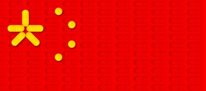 The Chinese flag.