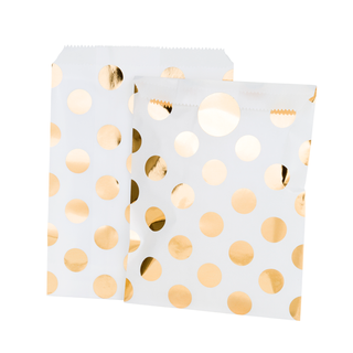 glam polka dot on party bags