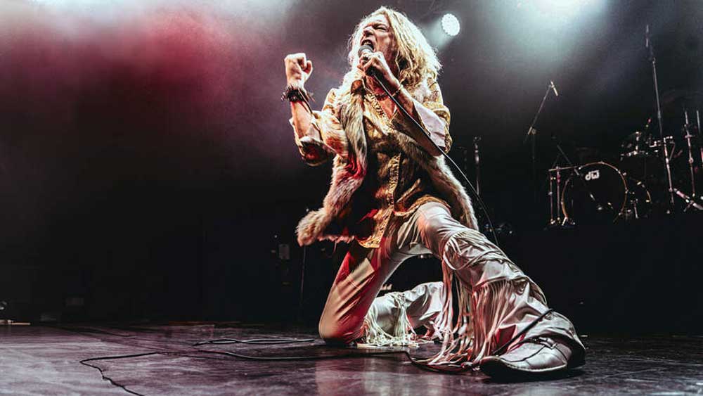 Warrior Soul&#039;s Kory Clarke on stage