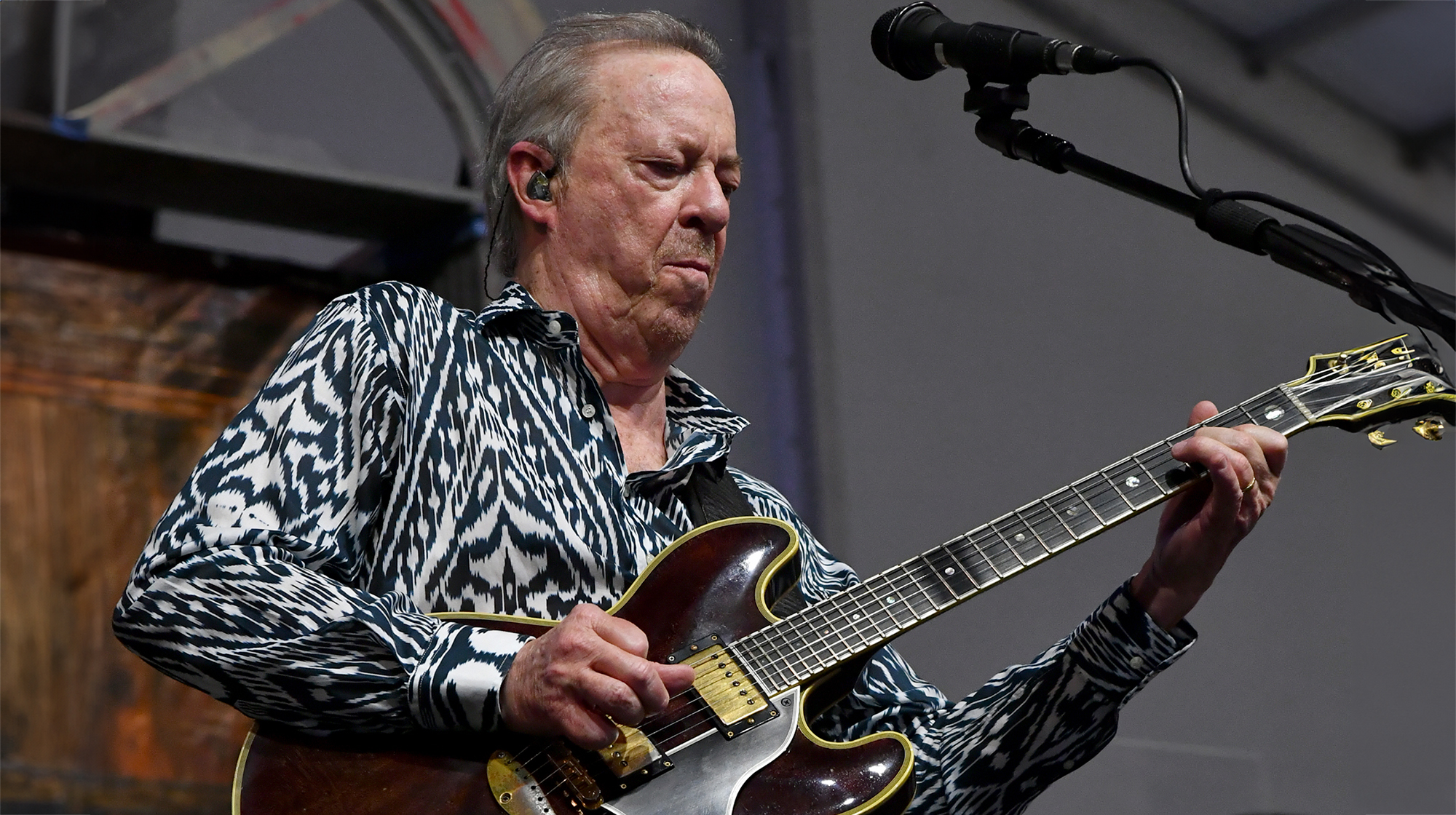 Boz Scaggs performs during the New Orleans Jazz and Heritage Festival 2019 50th Anniversary at Fair Grounds Race Course on April 27, 2019 in New Orleans, Louisiana.