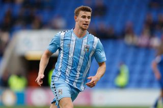 Coventry City season preview 2023/24 Ben Sheaf of Coventry City during the pre-season friendly match between Shrewsbury Town and Coventry City at The Croud Meadow on July 22, 2023 in Shrewsbury, England. 