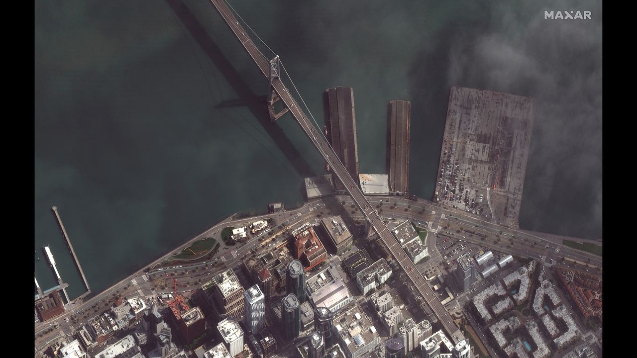 The Golden Gate Bridge in San Francisco, on March 16, 2020.