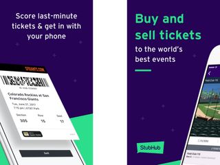 StubHub (Android, iOS: Free)