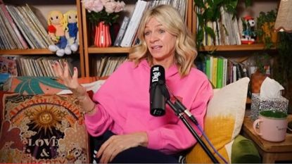 Zoe Ball appearing on her Dig It podcast