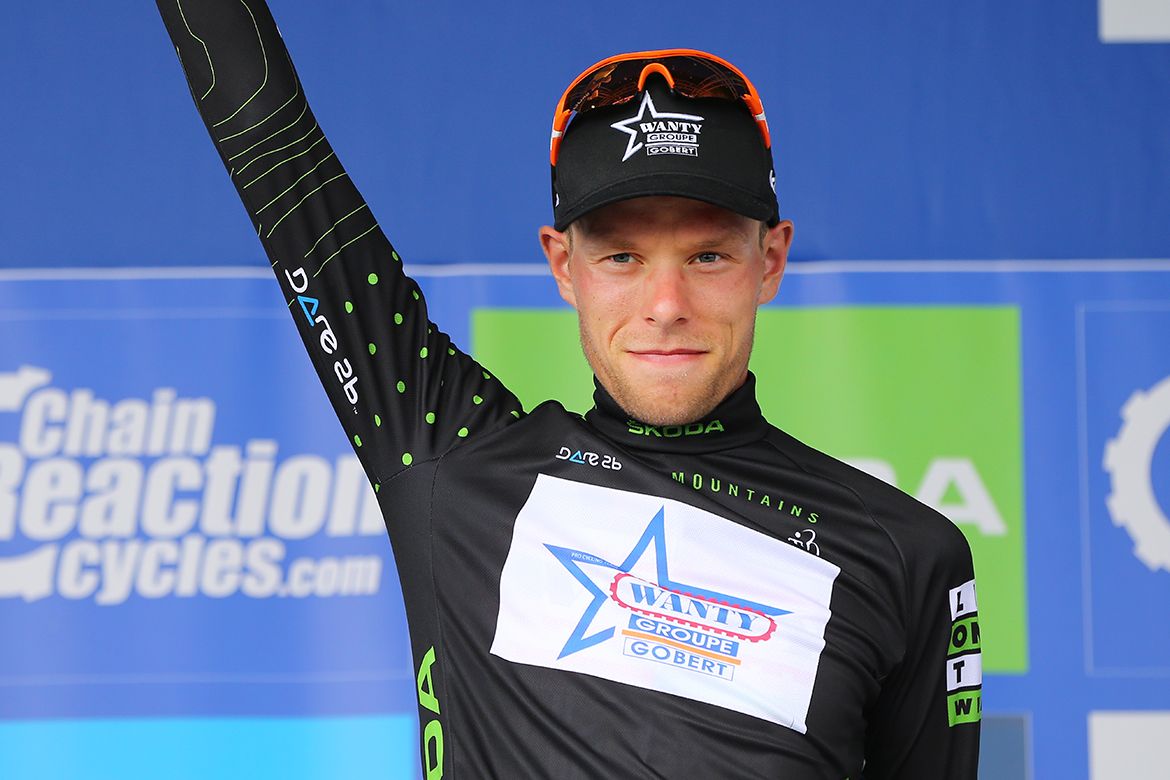 Xandro Meurisse Wanty - Groupe Gobert) leads the mountains classification