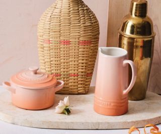 Petite Pitcher next to a ramekin