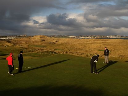 Stormy skies over Fraserburgh