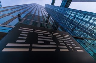 The IBM building from below