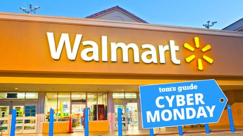 Walmart storefront with Tom's Guide Cyber Monday logo