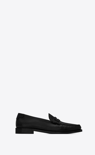 SAINT LAURENT, Le Loafer Penny Slippers in Smooth Leather