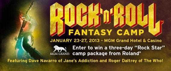 Roland Launches First Rock N Roll Fantasy Camp Giveaway Guitar World