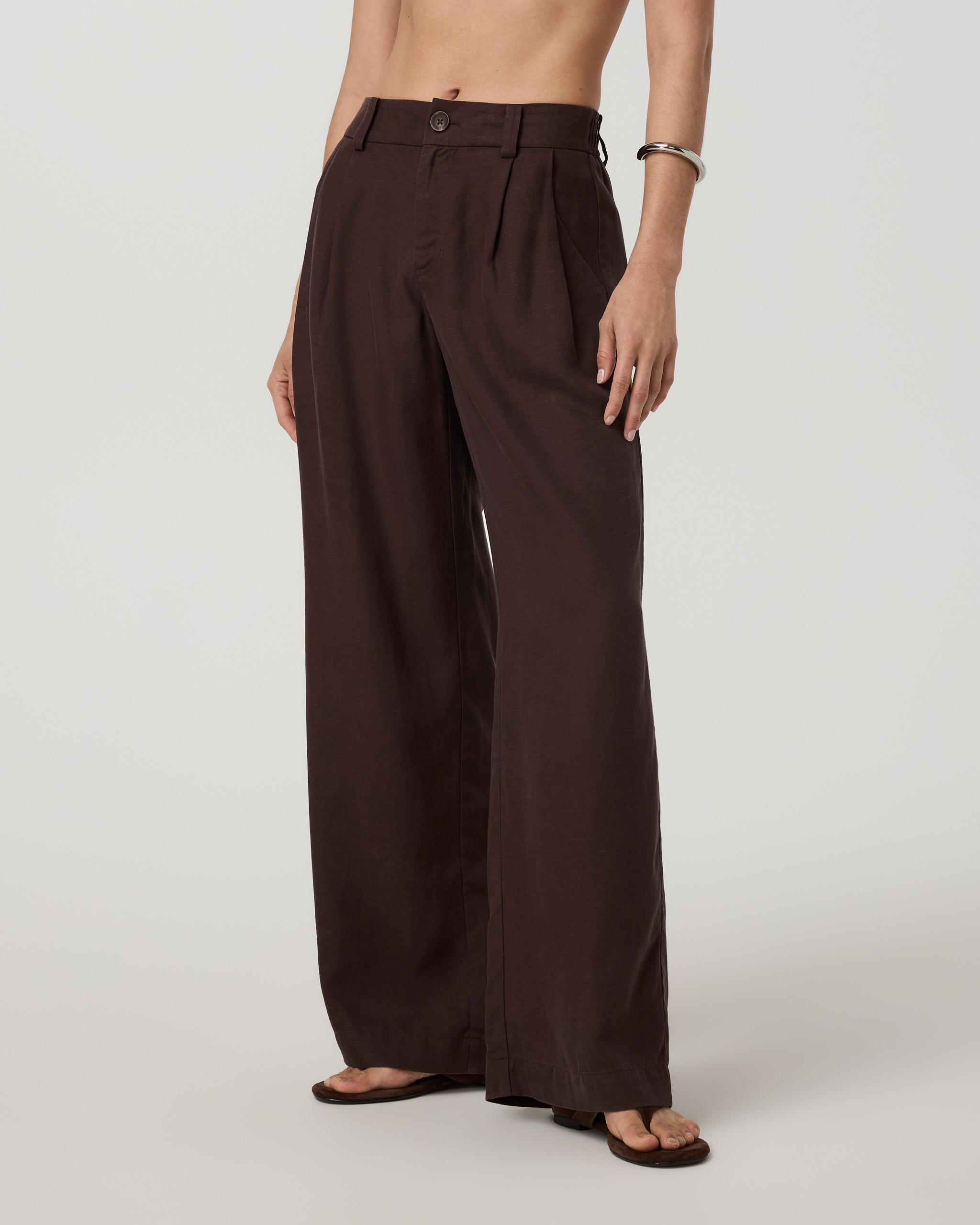 Trestles Twill Wideleg - French Roast - Xxs