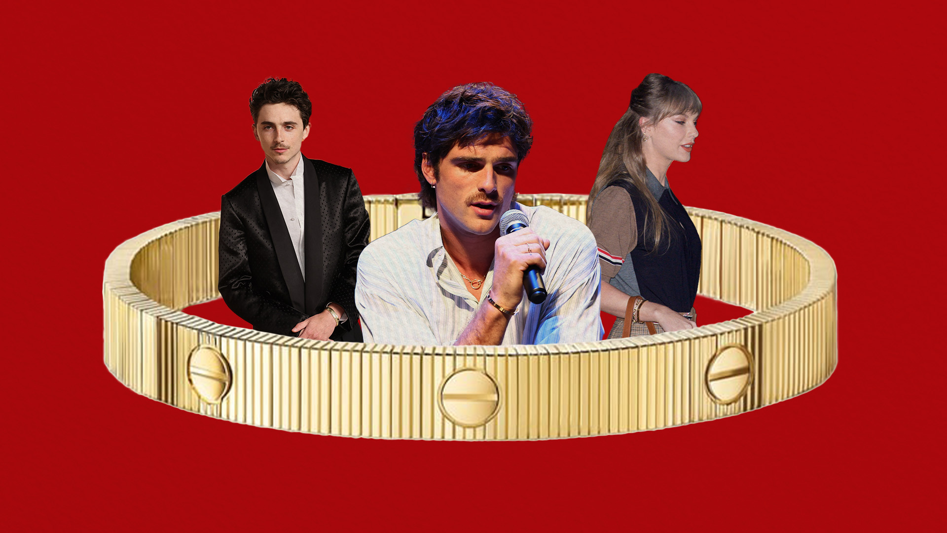 Celebrities wearing cartier love bracelet