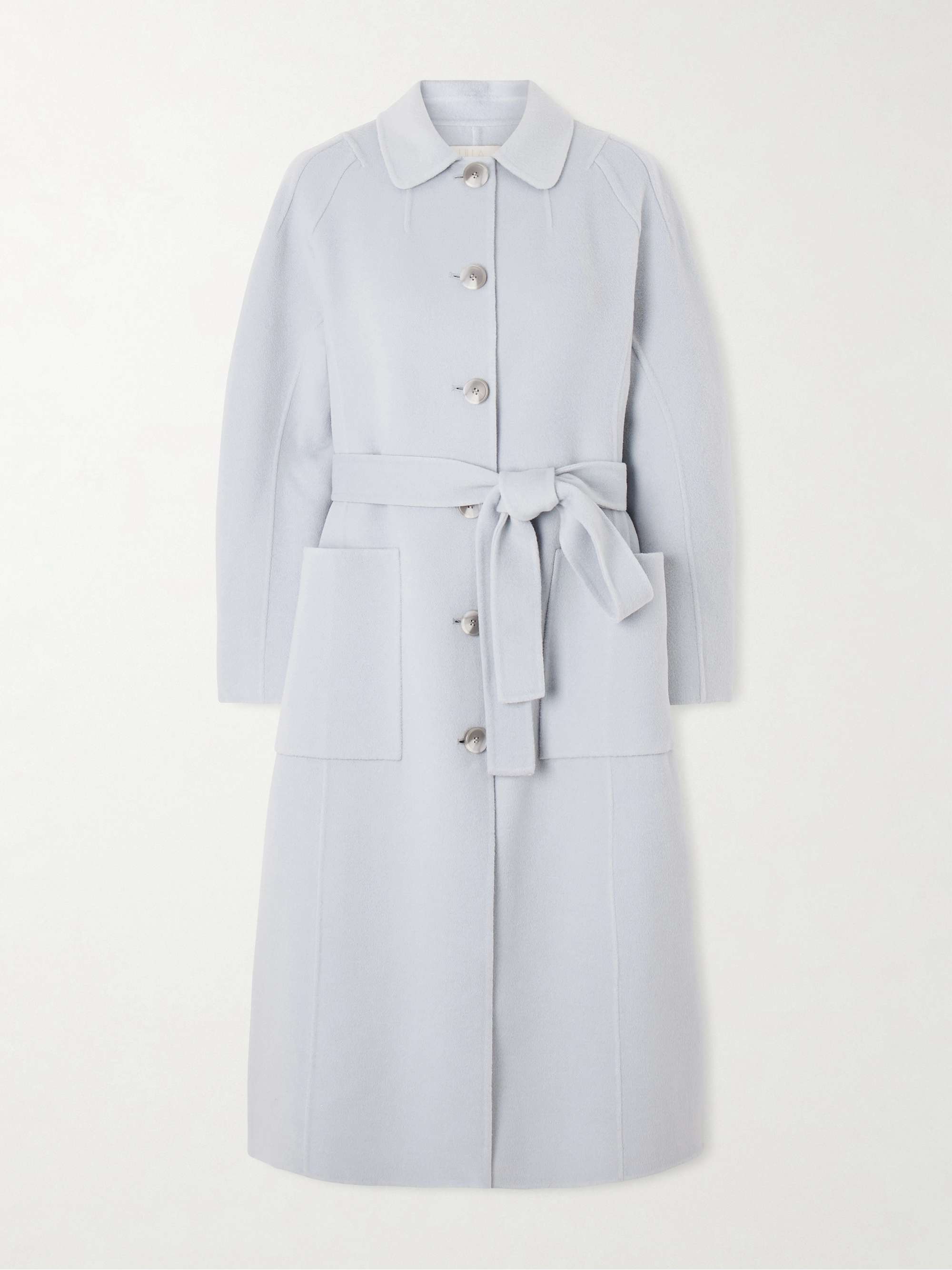 Lisbeth Brushed Wool-Blend Coat