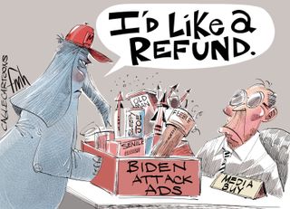 Political cartoon